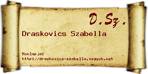 Draskovics Szabella névjegykártya